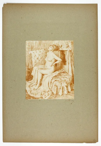 Dancer Dressing by Georges-William Thornley, print, 1889-1890