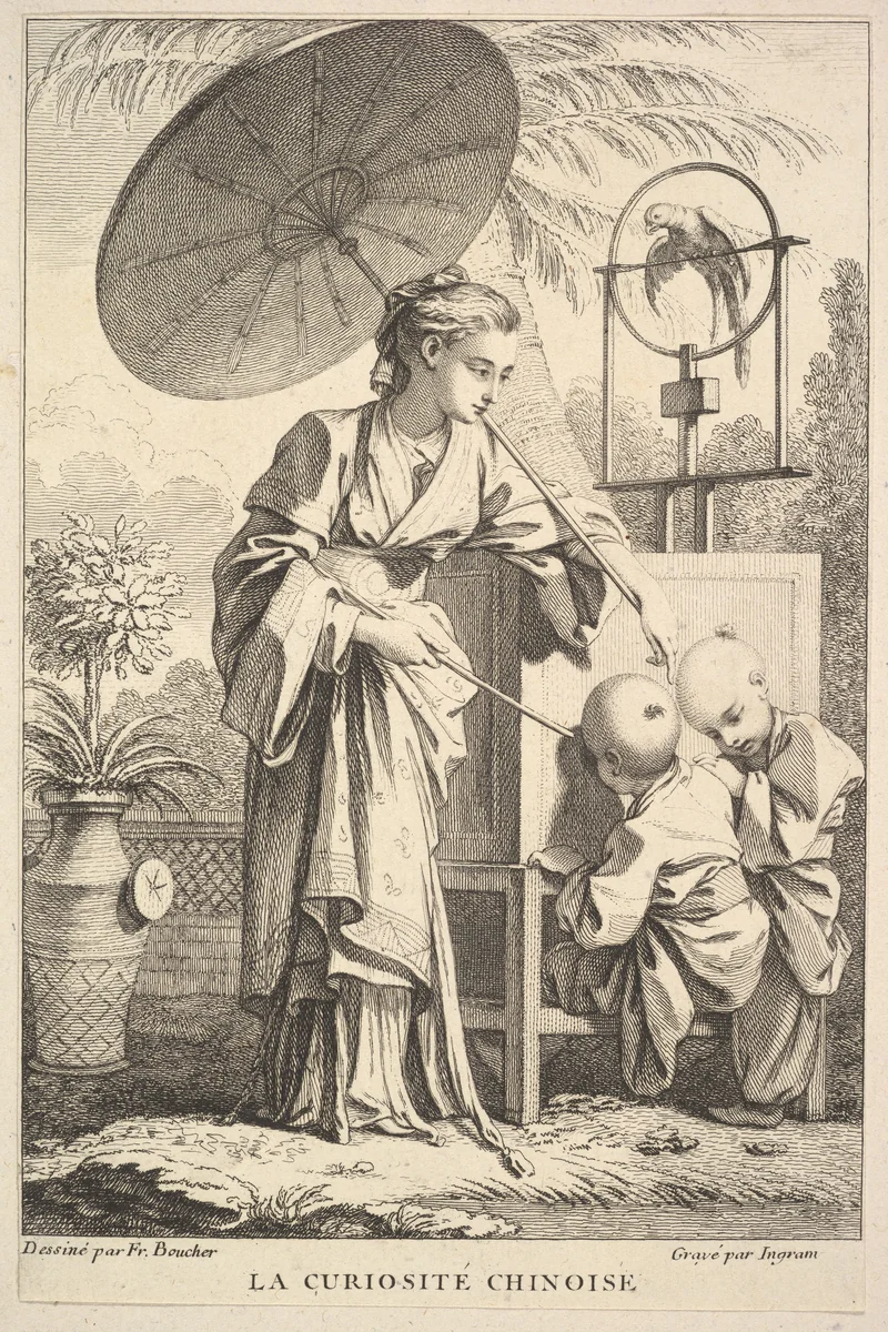 Chinese Curiosities by John Ingram, print, 1741-1763