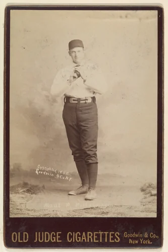 Maul, Pitcher, Pittsburgh, from the series Old Judge Cigarettes by Goodwin & Company, photograph, 1888