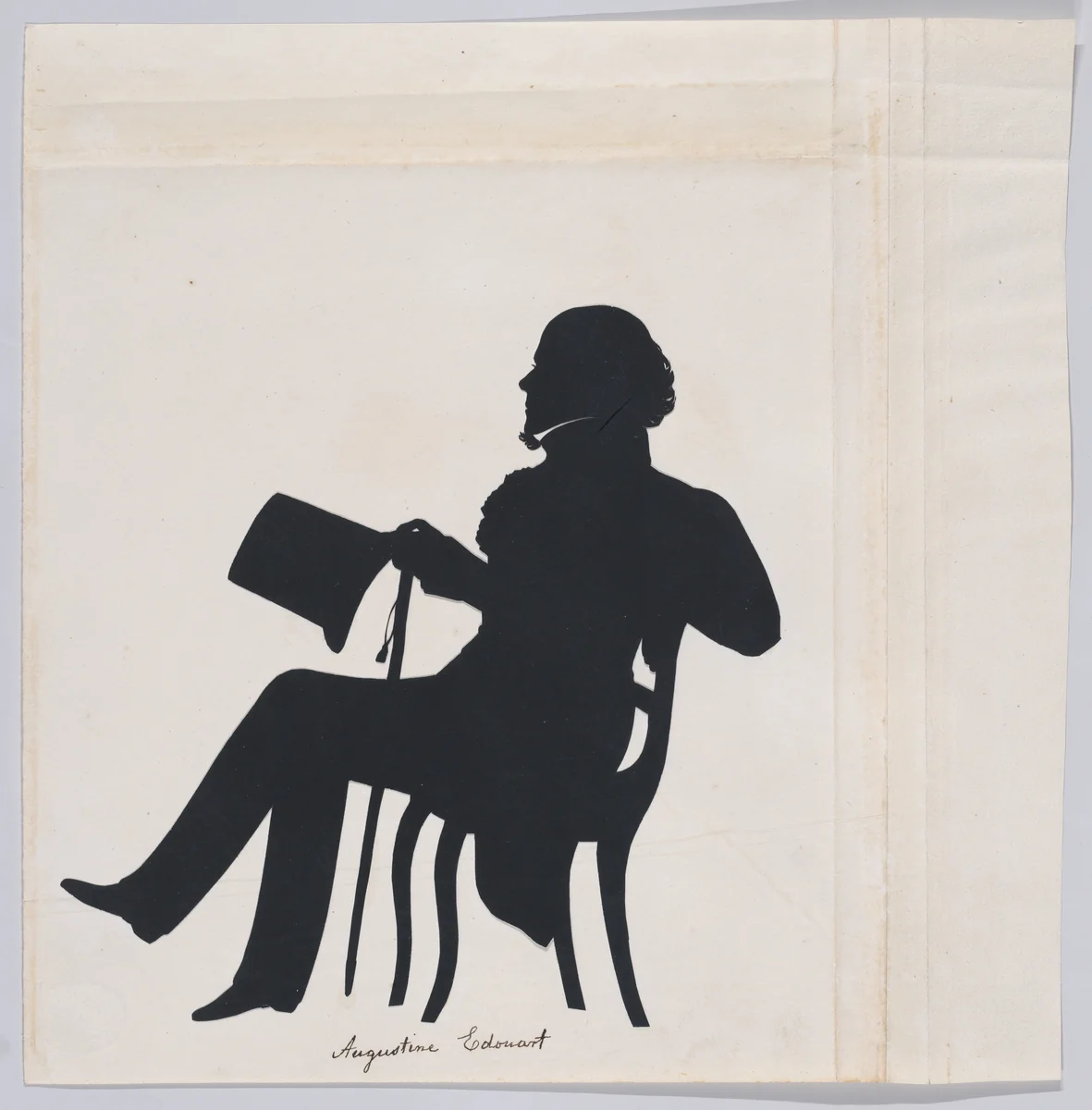 Auguste Edouart Seated by Auguste Edouart, other, 1830-1840