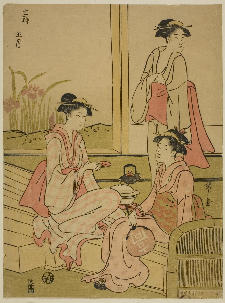 The Fifth Month (Gogatsu), from the series "The Twelve Months (Juni toki)" by Chobunsai Eishi, print, 1786-1796