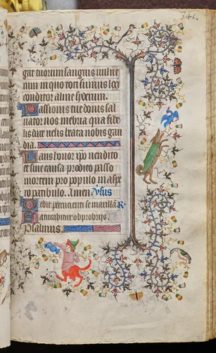 Hours of Charles the Noble, King of Navarre (1361-1425): fol. 166r, Text by Master of the Brussels Initials and Associates, book, 1400-1410