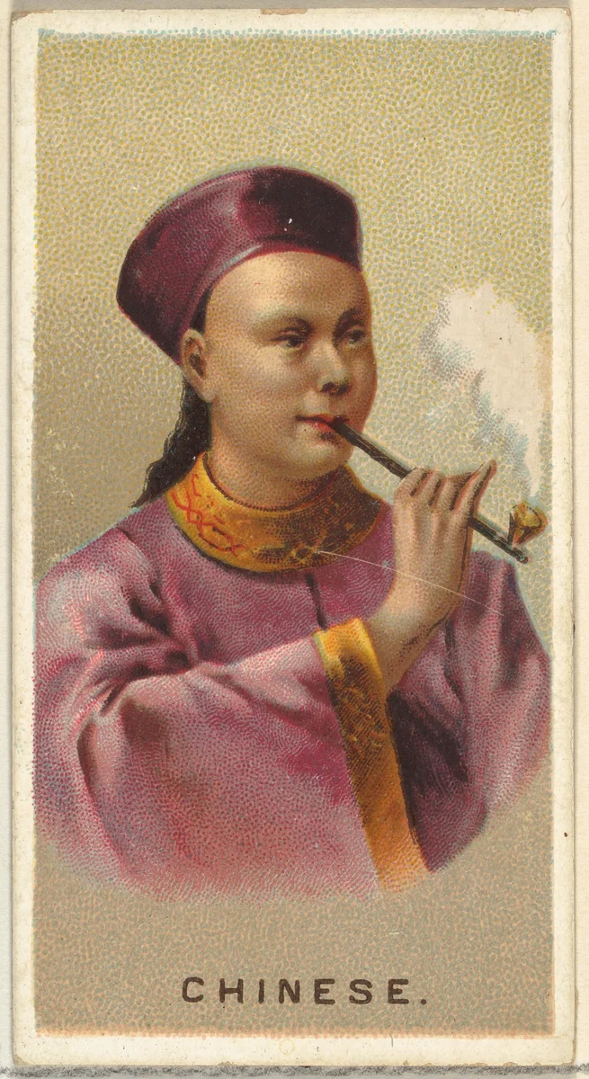 Chinese, from World's Smokers series (N33) for Allen & Ginter Cigarettes by Allen & Ginter, print, 1888