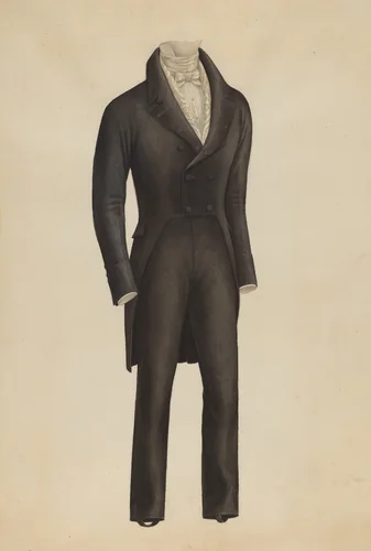 Man's Suit by Henry De Wolfe, index of american design, 1935-1942