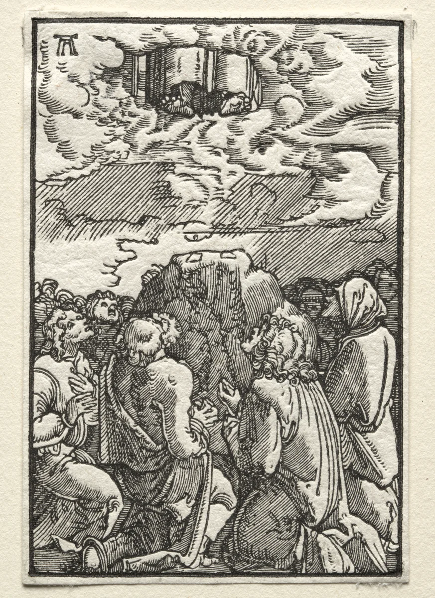 The Fall and Redemption of Man: The Ascension by Albrecht Altdorfer, print, 1510-1520