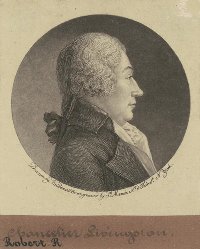Robert R. Livingston by Charles B. J. Févret de Saint-Mémin, print, 1796