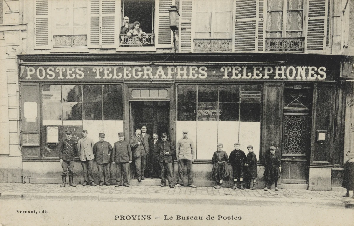 Le bureau de postes, Provins by Unidentified Photographer, photograph, 1905