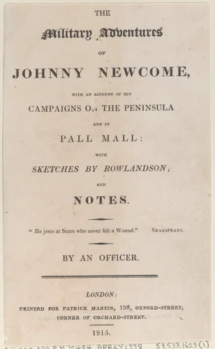 Title page by Thomas Rowlandson, print, 1815