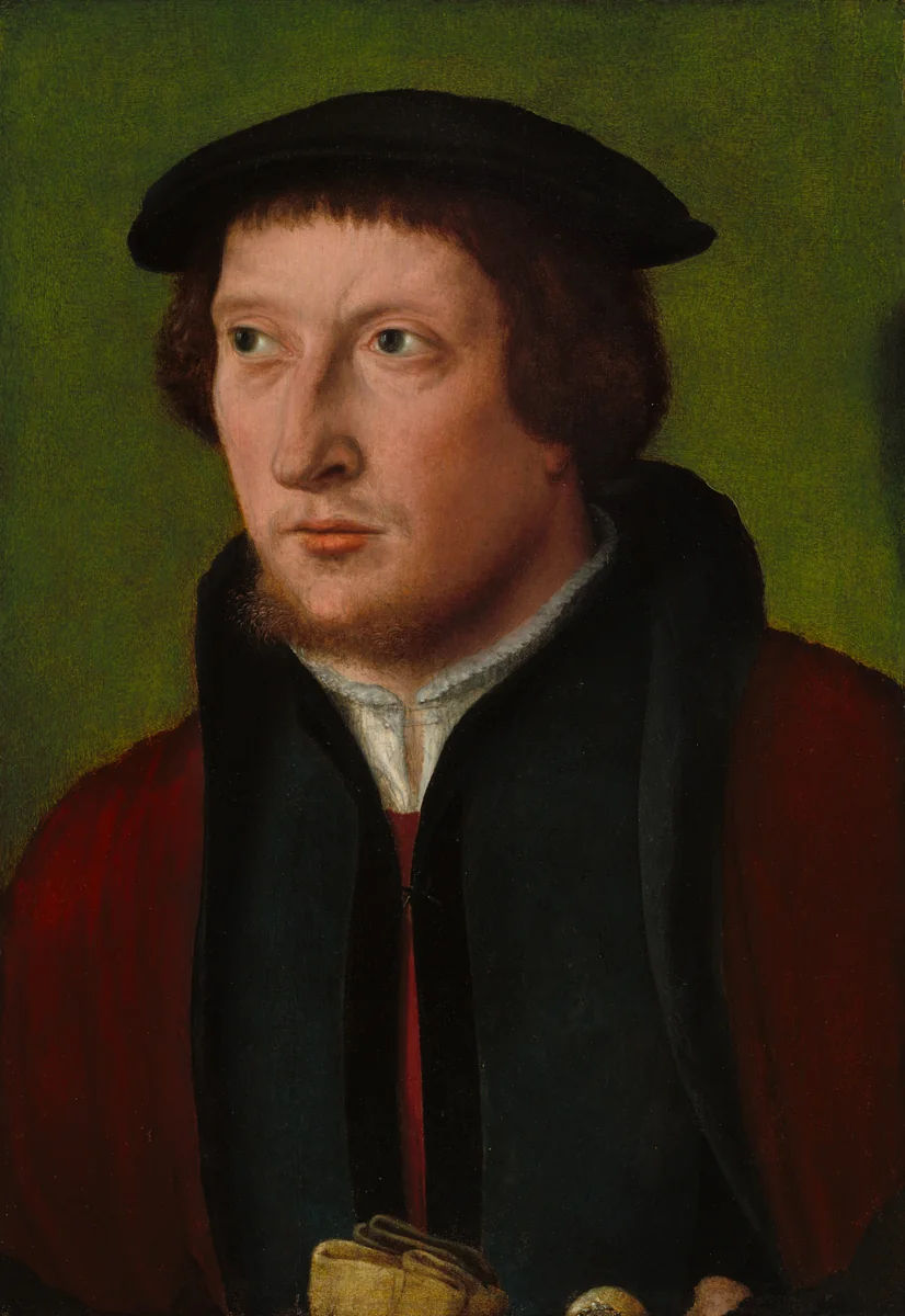 Portrait of a Man by Bartholomaeus Bruyn, painting, 1530-1540