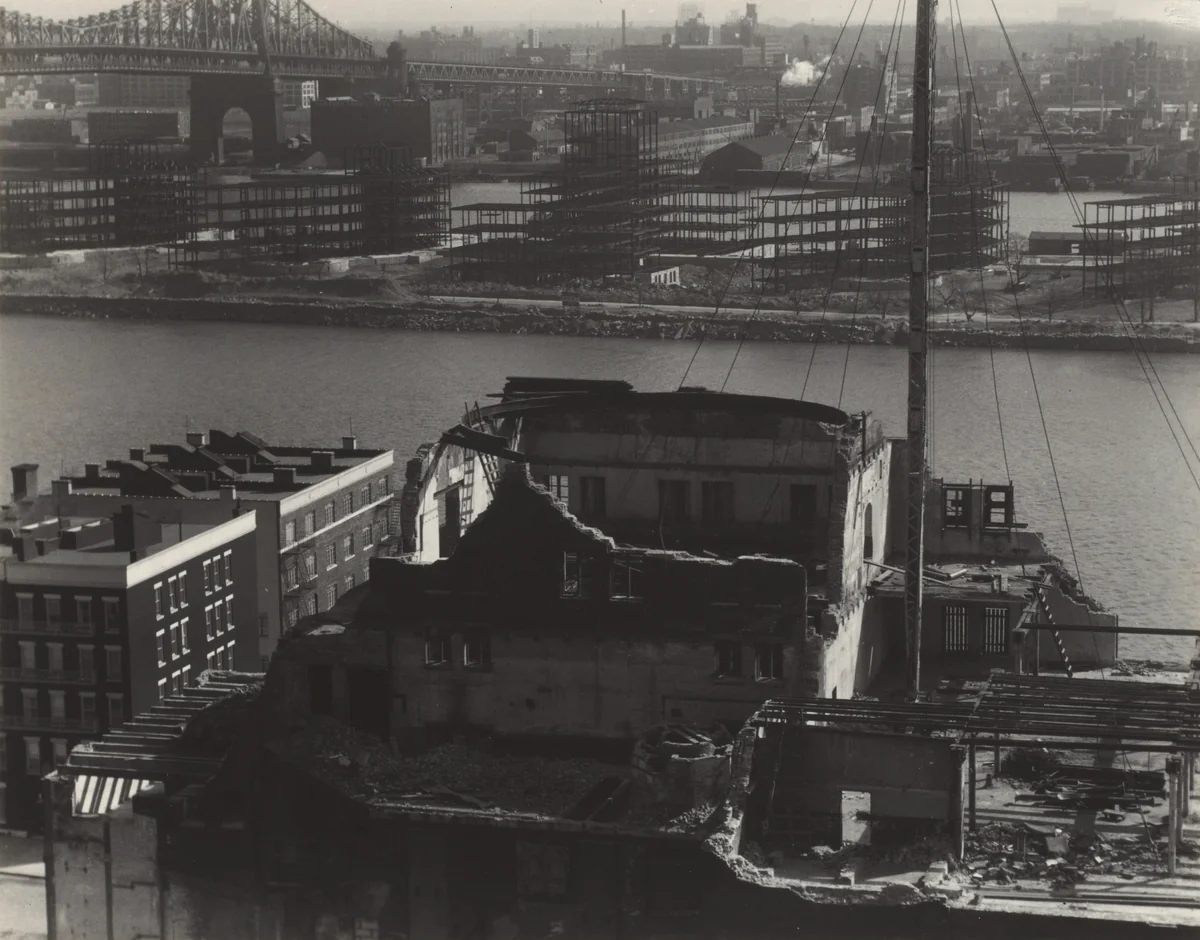 New York from 405 E 54th Street by Alfred Stieglitz, photograph, 1937