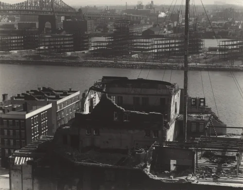 New York from 405 E 54th Street by Alfred Stieglitz, photograph, 1937