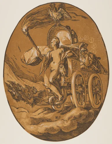 Nox, from The Deities by Hendrick Goltzius, print, 1588-1590