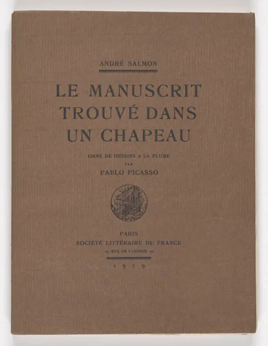 Le Manuscrit Trouvé dans un Chapeau by Pablo Picasso, illustrated book, 1919