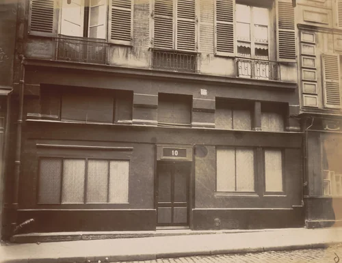 10 de la Rue Mazet by Eugène Atget, photograph, 1907