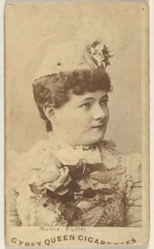 Mollie Fuller, from the Actors and Actresses series (N171) for Gypsy Queen Cigarettes by Goodwin & Company, photograph, 1886-1890
