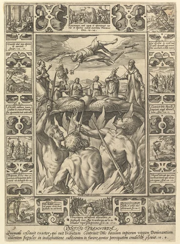 Punitio Tirannorum, from "Allegories of the Christian Faith, from Christian and Profane Allegories" by Hendrick Goltzius, print, 1560-1617