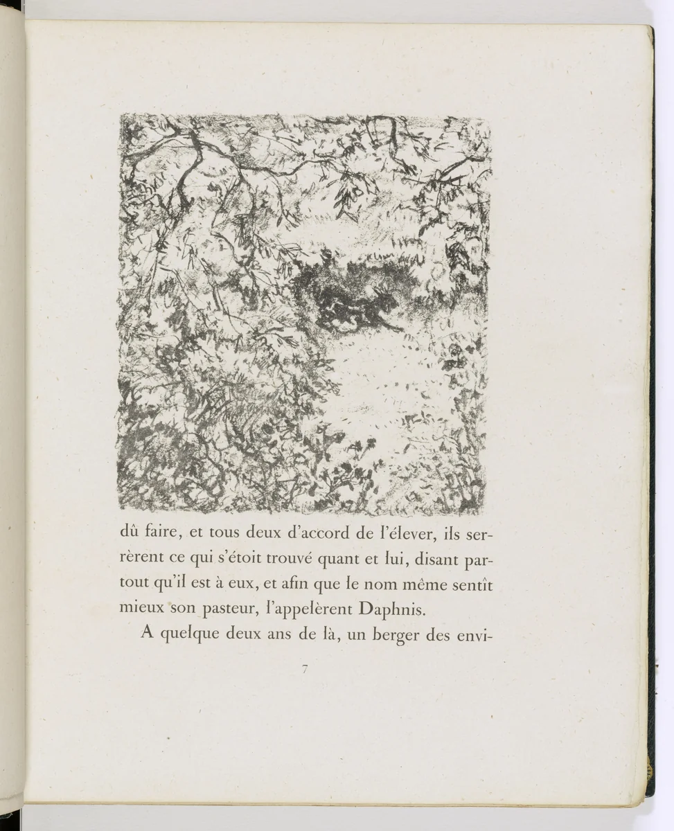 In-text plate (page 7) from Daphnis et Chloé by Pierre Bonnard, illustrated book, 1902