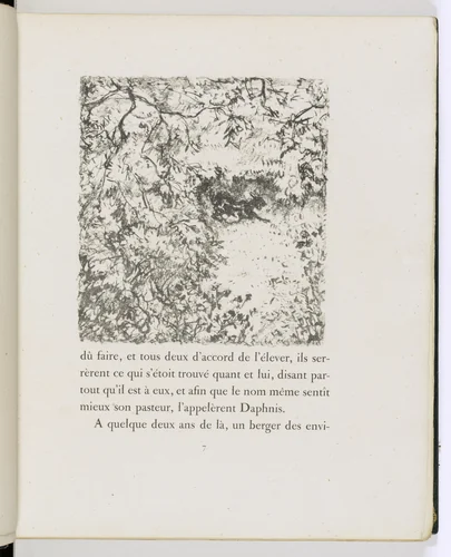 In-text plate (page 7) from Daphnis et Chloé by Pierre Bonnard, illustrated book, 1902