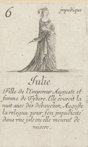 Julia Caesaris maior by Stefano della Bella, print, 1620-1664