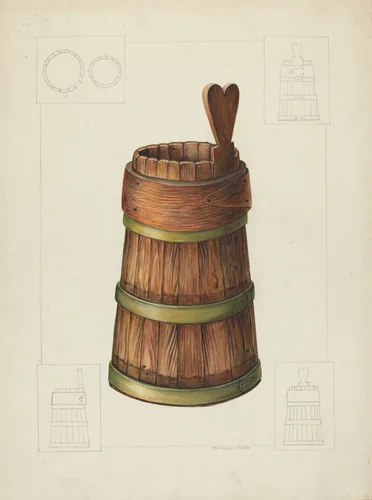 Wooden Noggin by Gene Luedke, index of american design, 1941