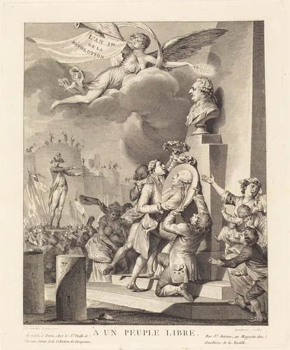 A un peuple libre by Jean Dambrun
Jean-Michel Moreau the Younger, print, 1790