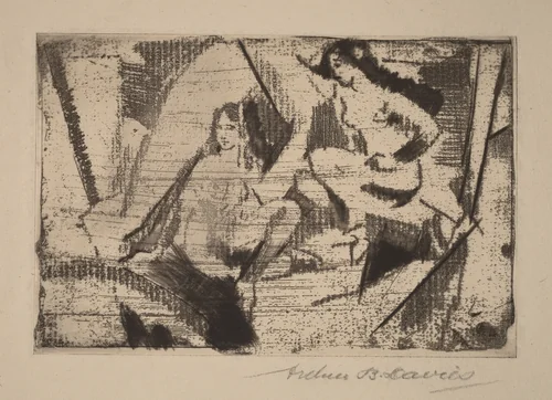 Apparition by Arthur B. Davies, print, 1914