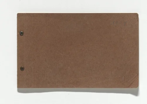 Sketchbook by Hans Poelzig, architecture, 1919