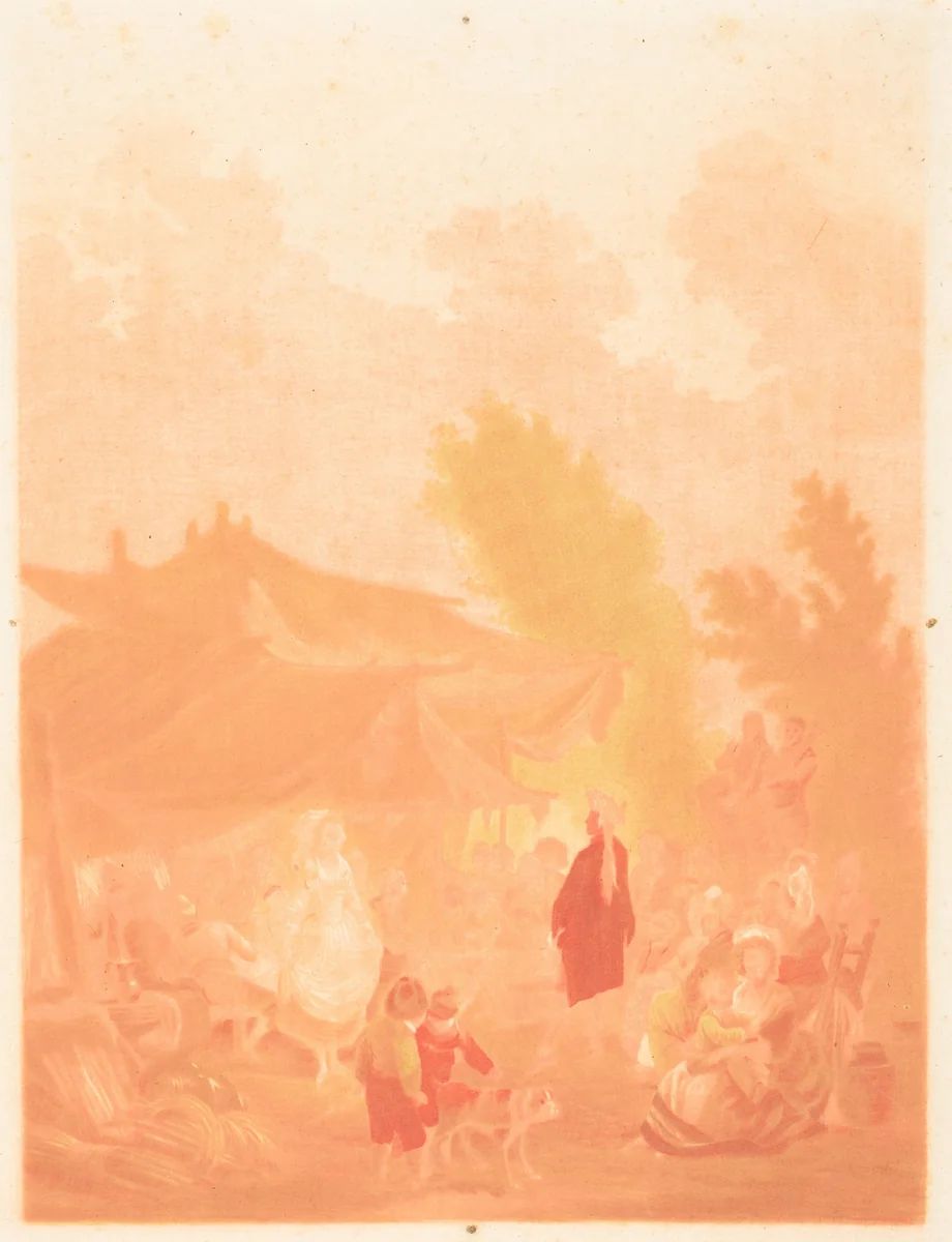 Noce de Village (Village Wedding) by Charles-Melchior Descourtis; Nicolas Antoine Taunay, print, 1785
