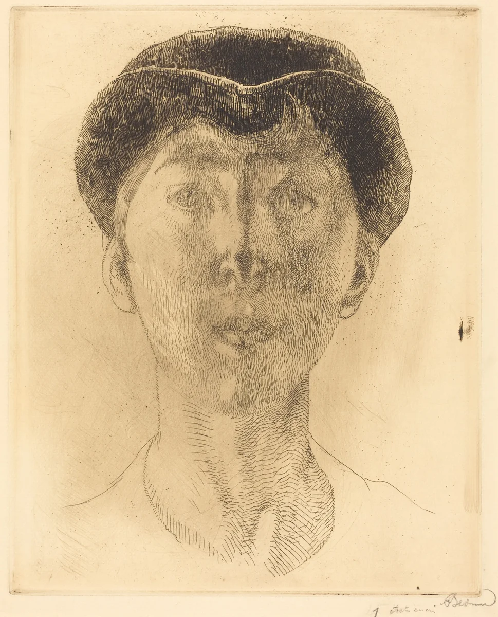 Queen Elisabeth of Belgium (La Reine Élisabeth de Belgique) by Albert Besnard, print, 1917