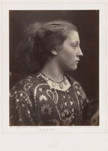 Sappho by Julia Margaret Cameron, photograph, 1865
