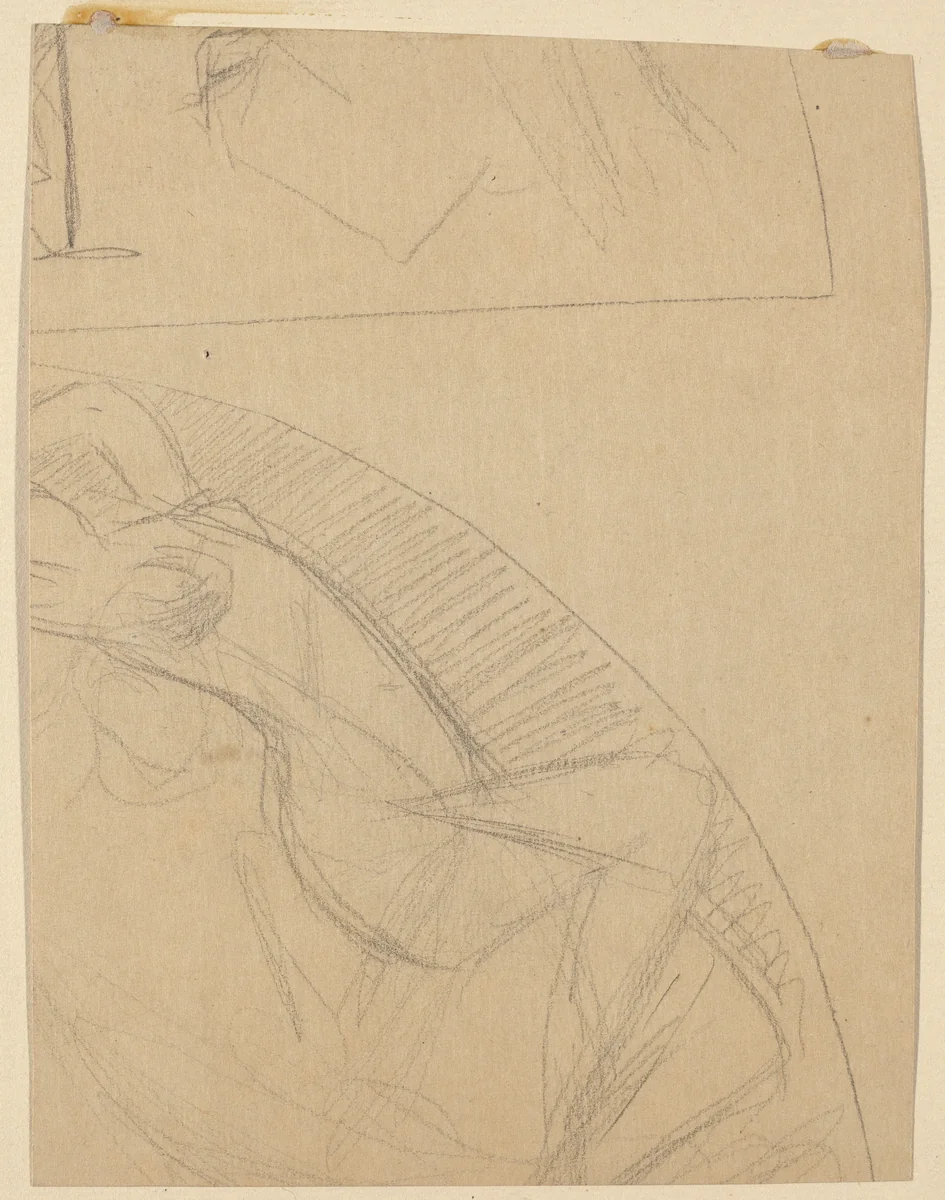 Figure Study by Charles Sprague Pearce, drawing, 1890-1897