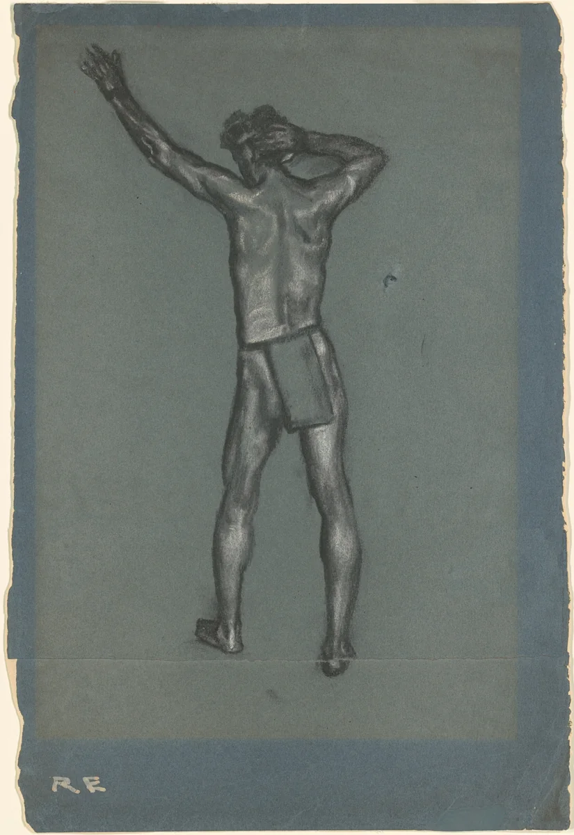 The Signal by Arthur B. Davies, drawing, 1917-1928