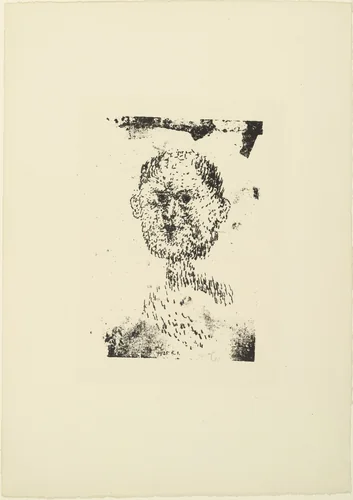 Head (Kopf) by Paul Klee, print, 1925