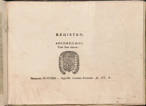 Fiore D'Ogni Virtu Per le Nobili Et Honeste Matrone, page 40 (recto) by Isabella Catanea Parasole, book, 1610