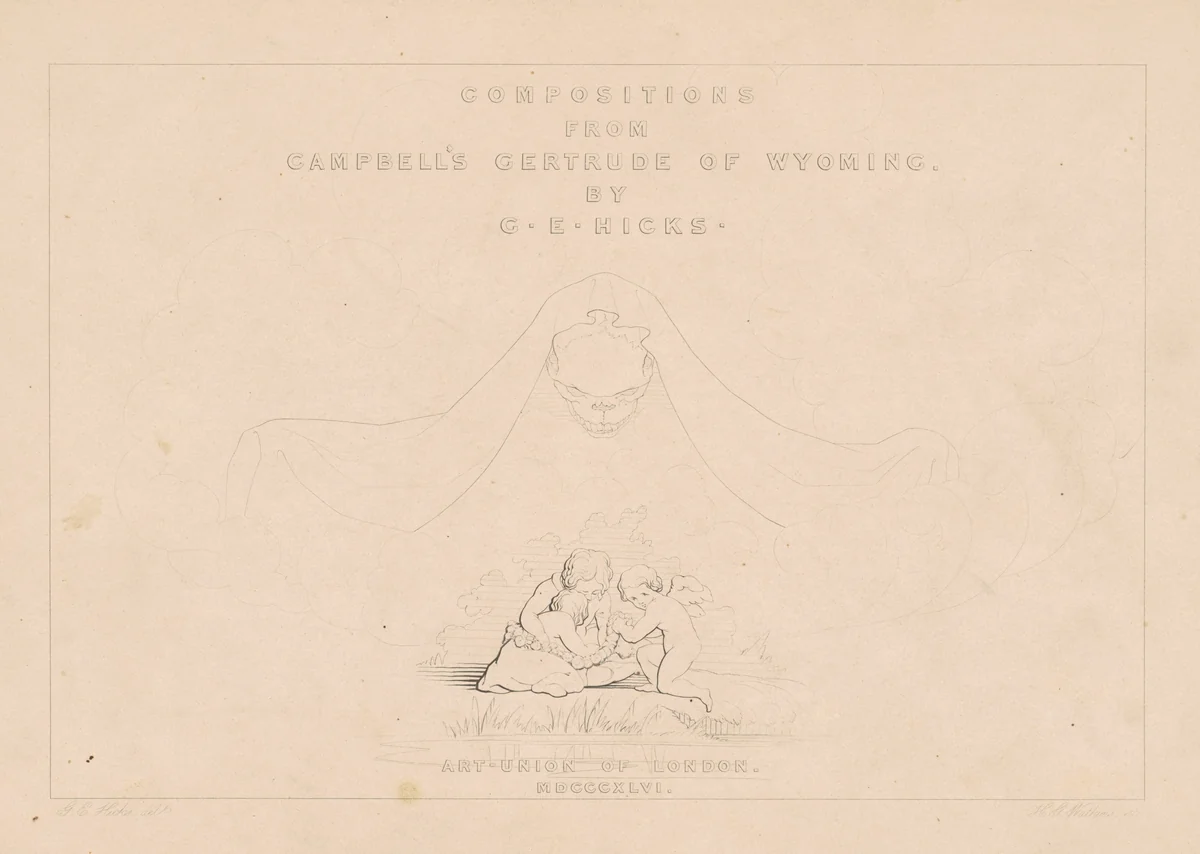 Title Page by George Elgar Hicks, print, 1846