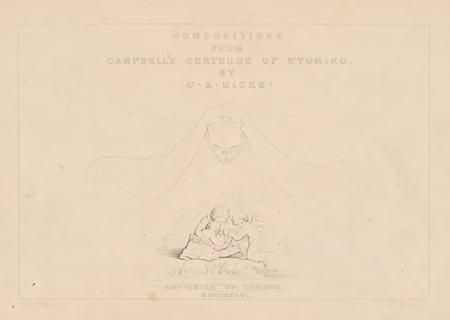 Title Page by George Elgar Hicks, print, 1846