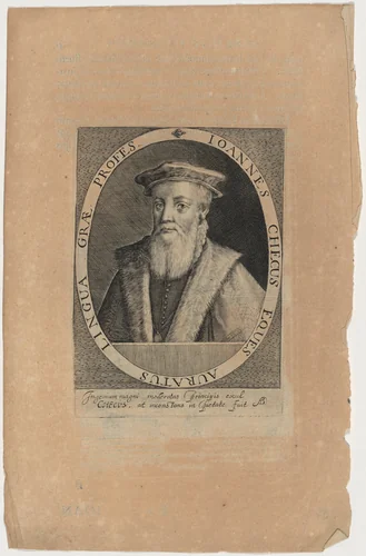 Sir John Cheke, Tutor to Edward VI by Magdalena van de Passe
Willem de Passe, print, 1620