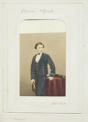 Prince Alfred by John Jabez Edwin Mayall, photograph, 1855-1865