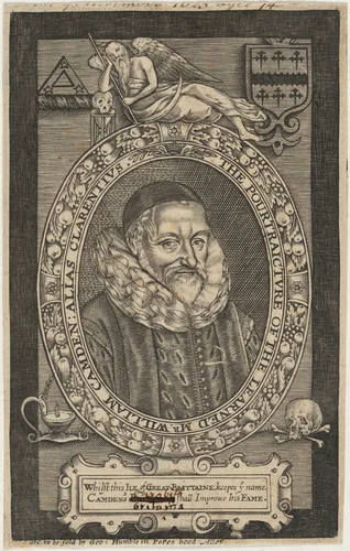 William Camden by Unknown 19th Century, print, 1617
