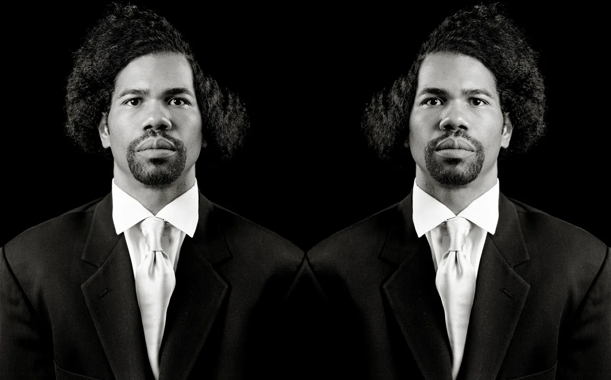 The New Negro Escapist Social and Athletic Club (Emmett) by Rashid Johnson, photograph, 2008