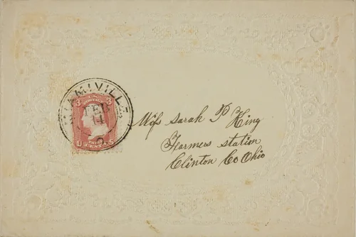 Valentine envelope by Unknown Artist, other, 1801-1900