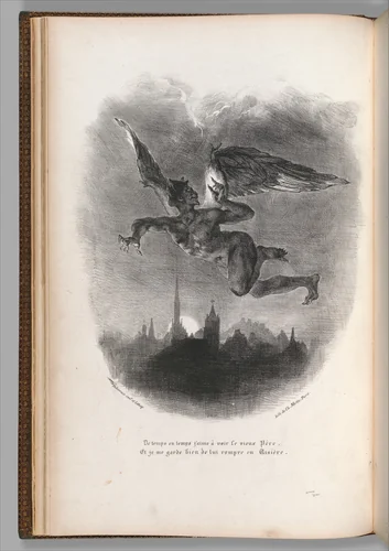 Faust by Eugène Delacroix, book, 1828