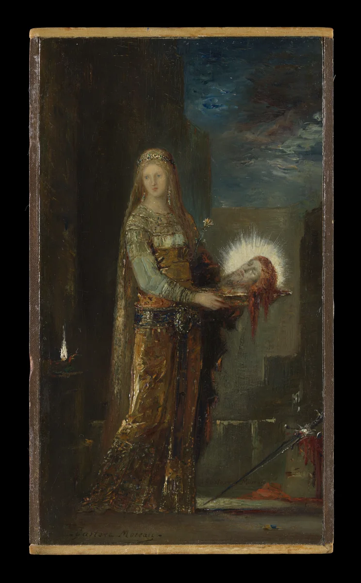 Salome with the Head of John the Baptist by Gustave Moreau, painting, 1871-1881