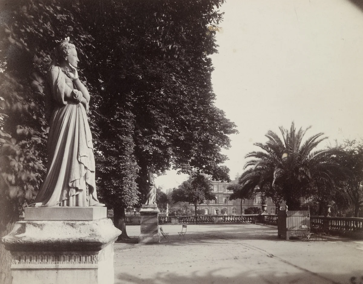 Luxembourg by Eugène Atget, photograph, 1923
