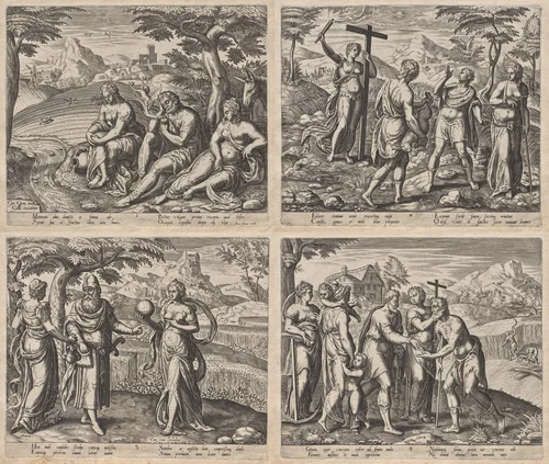 Parable of the Sower by Philip Galle, other, 1574