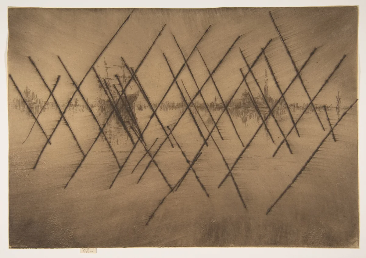 Nocturne by James McNeill Whistler, print, 1879-1880