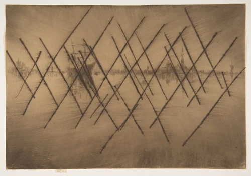 Nocturne by James McNeill Whistler, print, 1879-1880