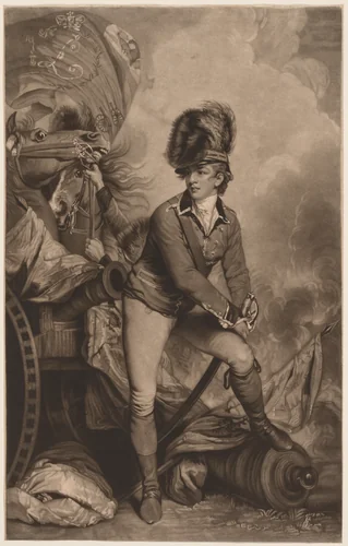Lt. Col. Tarleton by John Raphael Smith, print, 1782
