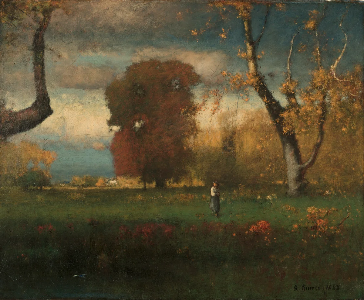 Landscape by George Inness, painting, 1888