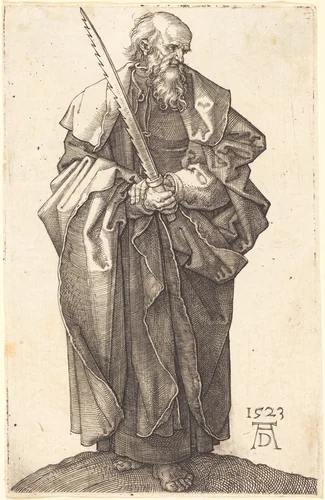 Saint Simon by Albrecht Dürer, print, 1523